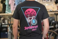 Baroudeur Cycles T-Shirt "Miami" Noir