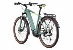 Vélo De Ville Électrique Cube Touring Hybrid One 400 Shimano -VÉLOS ÉLECTRIQUES Velo de Ville Electrique Cube Touring Hybrid One 400 Shimano Alivio 9V 400 Wh 700 mm Vert Sharp 2022 4