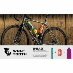 Wolf-tooth Supports De Porte Bidon Wolf Tooth B-RAD Double Bottle Adapter -VÉLOS ÉLECTRIQUES WT DoubleBottle Black wolf tooth baroudeur cycles lyon 6