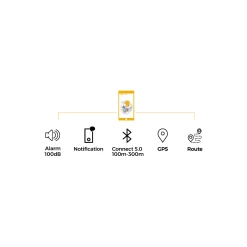 Antivol Netlock 60 HU Luma 12 Antivol Netlock 60 HU Luma -VÉLOS ÉLECTRIQUES antivol u diam 16mm x 260mm alarme connecte noir 5