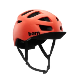 Casque Bern Allston Visor -VÉLOS ÉLECTRIQUES bern allston matte coral