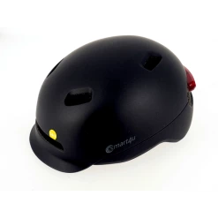 Smart4u Casque Vélo Urbain Alarme SOS -VÉLOS ÉLECTRIQUES casque city noir 1