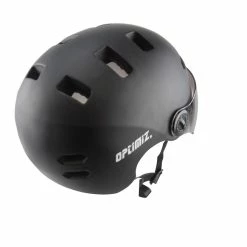 Casque Vélo Urbain à Visière (écran Fumé) 0380 Optimiz 19 Casque Vélo Urbain à Visière (écran Fumé) 0380 Optimiz -VÉLOS ÉLECTRIQUES casque velo avec visiere integree noir optimiz