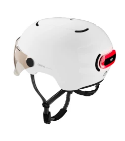 Cosmo Connected Casque Visière + Lumière Cosmo Fusion Pure 11 Cosmo Connected Casque Visière + Lumière Cosmo Fusion Pure -VÉLOS ÉLECTRIQUES casque velo avec visiere lumiere amovible cosmo fusion pure