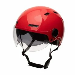 Marko Helmets Cadence (7 Couleurs, 2 Visières) -VÉLOS ÉLECTRIQUES casque velo aviateur marko helmets rouge
