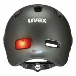 Casque Vélo Uvex Visière Noir -VÉLOS ÉLECTRIQUES casque velo lumineux leger visiere uvex rush visor