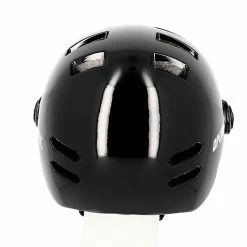 Casque Vélo Urbain à Visière (écran Fumé) 0380 Optimiz 14 Casque Vélo Urbain à Visière (écran Fumé) 0380 Optimiz -VÉLOS ÉLECTRIQUES casque velo optimiz o380 noir brillant vu derriere