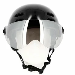 Casque Vélo Urbain à Visière (écran Fumé) 0380 Optimiz 15 Casque Vélo Urbain à Visière (écran Fumé) 0380 Optimiz -VÉLOS ÉLECTRIQUES casque velo optimiz o380 noir brillant vu face