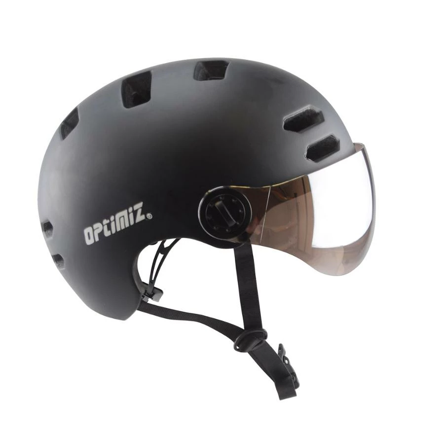 Casque Vélo Urbain à Visière (écran Fumé) 0380 Optimiz 8 Casque Vélo Urbain à Visière (écran Fumé) 0380 Optimiz – Image 8