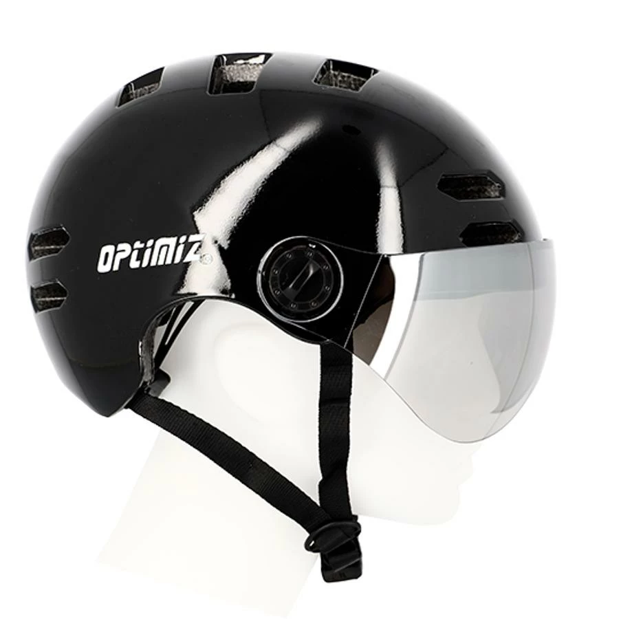 Casque Vélo Urbain à Visière (écran Fumé) 0380 Optimiz 1 Casque Vélo Urbain à Visière (écran Fumé) 0380 Optimiz
