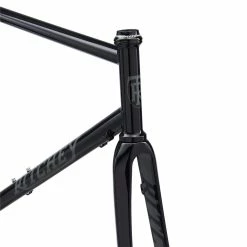 Kit Cadre Route Ritchey Road Logic Disc Noir / Logo Gris -VÉLOS ÉLECTRIQUES kit cadre ritchey road logic route acier fourche carbone ultra baroudeur cycles lyon revendeur noir headset
