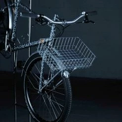 Porte Bagage Avant Cycles Manivelle Le Panier - Argent -VÉLOS ÉLECTRIQUES le panier cycles manielle porte bagage alu fabrique en france urbain commuter velo randonnee baroudeur cycles lyon france revendeur argent 6