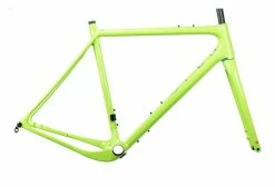 OPEN Cycle Kit Cadre Carbone Open Up -VÉLOS ÉLECTRIQUES open up kit cadre carbone frameset vert gravel route vtt bikepacking randonnee baroudeur cycles lyon side